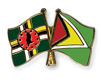 Fahnen Pins Dominica Guyana