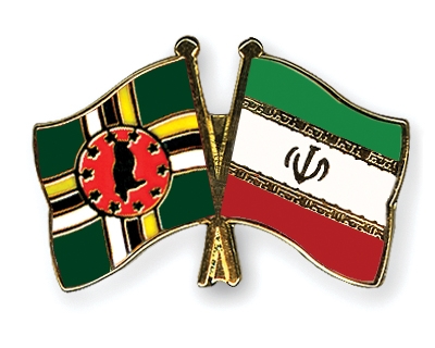 Fahnen Pins Dominica Iran