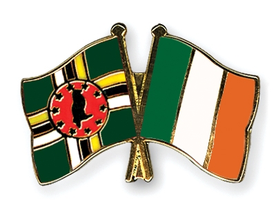 Fahnen Pins Dominica Irland