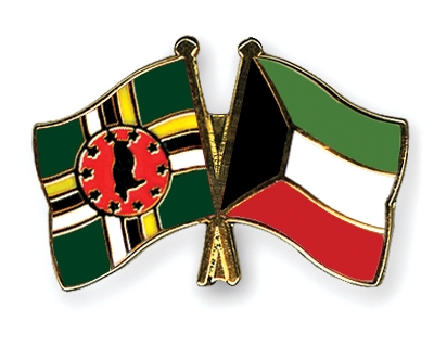 Fahnen Pins Dominica Kuwait