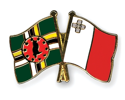 Fahnen Pins Dominica Malta