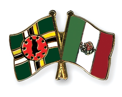 Fahnen Pins Dominica Mexiko