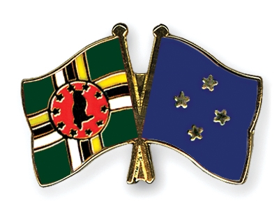 Fahnen Pins Dominica Mikronesien