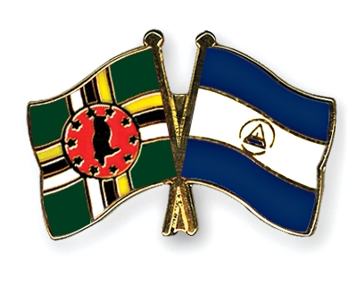Fahnen Pins Dominica Nicaragua