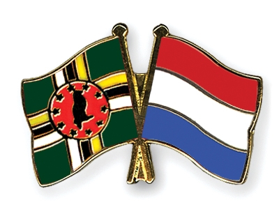 Fahnen Pins Dominica Niederlande