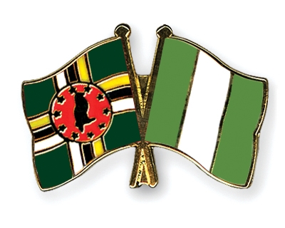 Fahnen Pins Dominica Nigeria