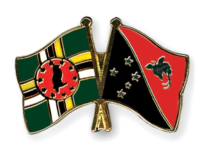 Fahnen Pins Dominica Papua-Neuguinea