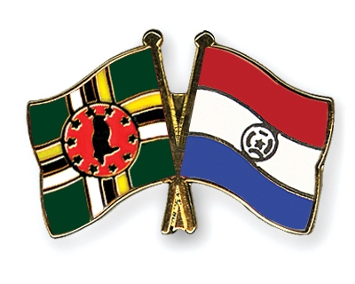 Fahnen Pins Dominica Paraguay