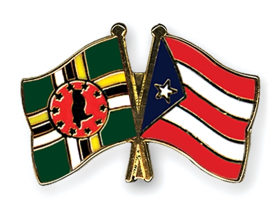 Fahnen Pins Dominica Puerto-Rico