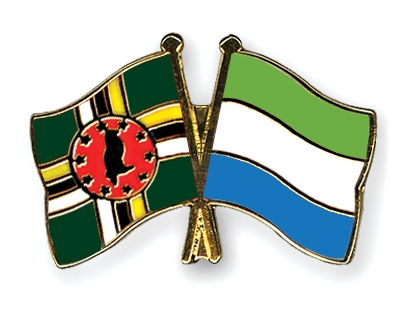 Fahnen Pins Dominica Sierra-Leone