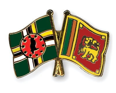 Fahnen Pins Dominica Sri-Lanka