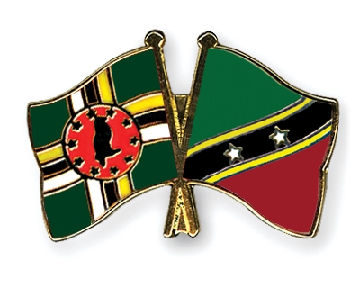 Fahnen Pins Dominica St-Kitts-und-Nevis