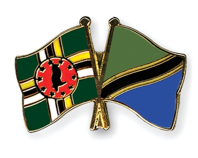 Fahnen Pins Dominica Tansania