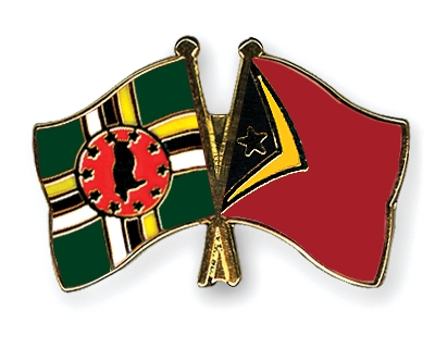 Fahnen Pins Dominica Timor-Leste