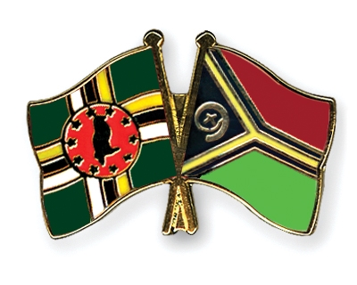 Fahnen Pins Dominica Vanuatu