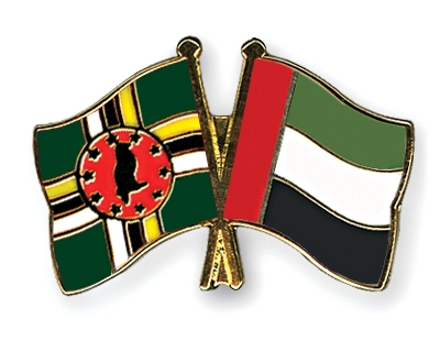 Fahnen Pins Dominica Ver-Arab-Emirate