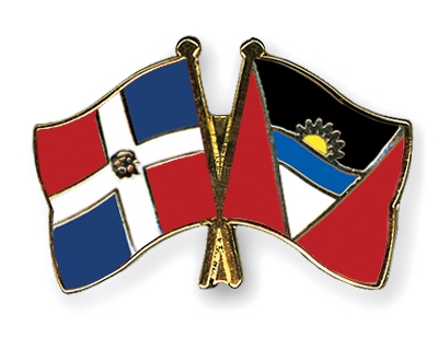Fahnen Pins Dominikanische-Republik Antigua-und-Barbuda