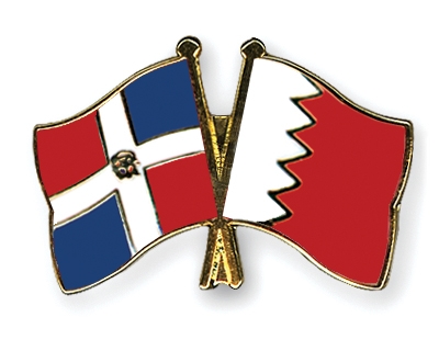 Fahnen Pins Dominikanische-Republik Bahrain