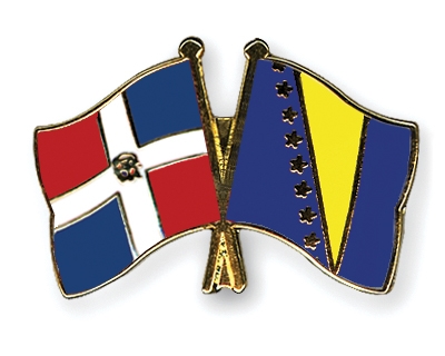 Fahnen Pins Dominikanische-Republik Bosnien-und-Herzegowina