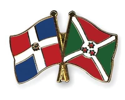 Fahnen Pins Dominikanische-Republik Burundi