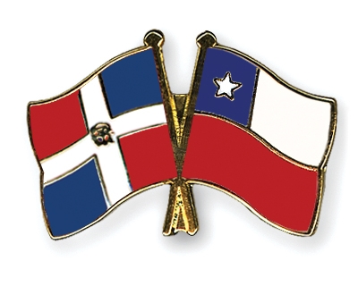 Fahnen Pins Dominikanische-Republik Chile