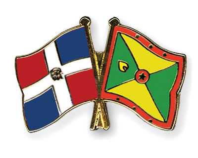 Fahnen Pins Dominikanische-Republik Grenada