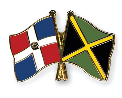 Fahnen Pins Dominikanische-Republik Jamaika