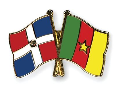 Fahnen Pins Dominikanische-Republik Kamerun