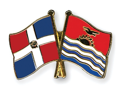 Fahnen Pins Dominikanische-Republik Kiribati
