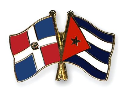 Fahnen Pins Dominikanische-Republik Kuba