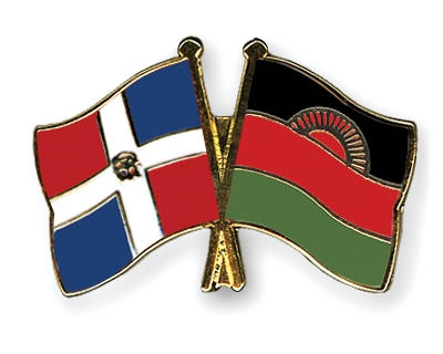 Fahnen Pins Dominikanische-Republik Malawi