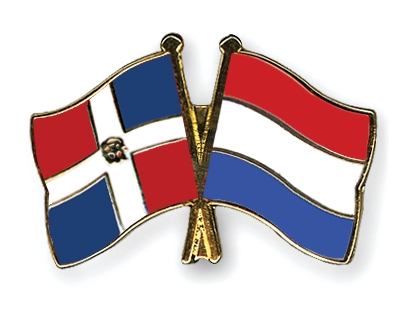 Fahnen Pins Dominikanische-Republik Niederlande