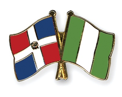 Fahnen Pins Dominikanische-Republik Nigeria