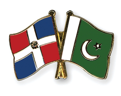 Fahnen Pins Dominikanische-Republik Pakistan