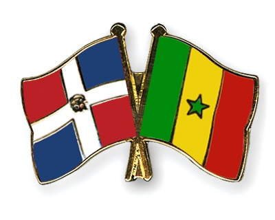 Fahnen Pins Dominikanische-Republik Senegal