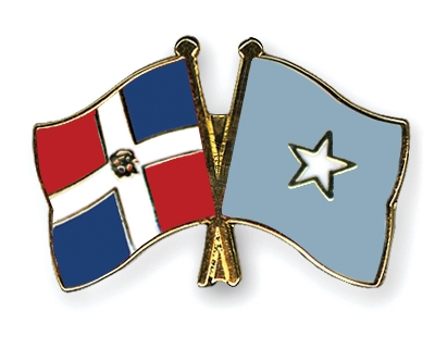 Fahnen Pins Dominikanische-Republik Somalia