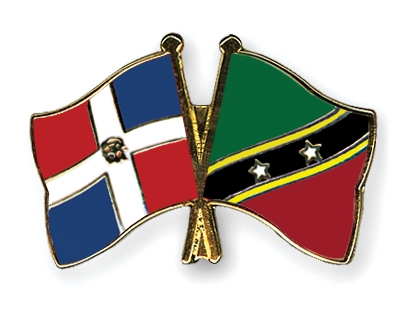 Fahnen Pins Dominikanische-Republik St-Kitts-und-Nevis