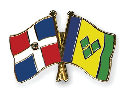 Fahnen Pins Dominikanische-Republik St-Vincent-und-die-Grenadinen