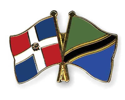 Fahnen Pins Dominikanische-Republik Tansania