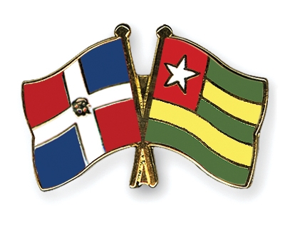 Fahnen Pins Dominikanische-Republik Togo