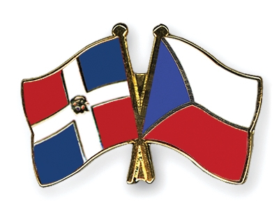 Fahnen Pins Dominikanische-Republik Tschechische-Republik