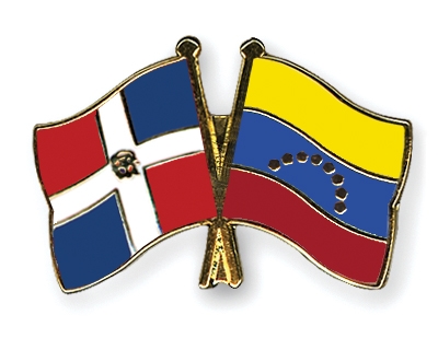 Fahnen Pins Dominikanische-Republik Venezuela