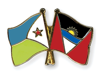 Fahnen Pins Dschibuti Antigua-und-Barbuda