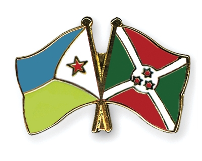 Fahnen Pins Dschibuti Burundi