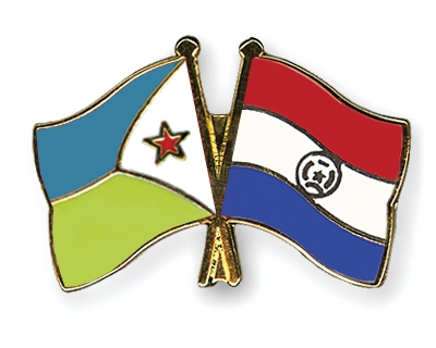 Fahnen Pins Dschibuti Paraguay