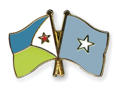 Fahnen Pins Dschibuti Somalia