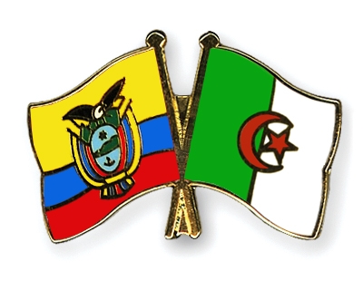 Fahnen Pins Ecuador Algerien