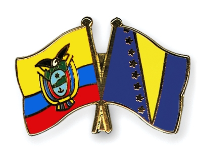 Fahnen Pins Ecuador Bosnien-und-Herzegowina