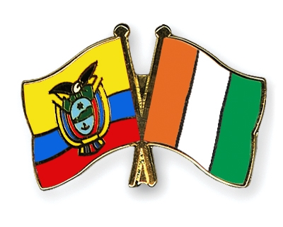 Fahnen Pins Ecuador Elfenbeinkste