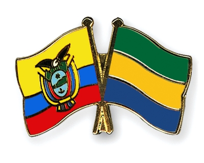 Fahnen Pins Ecuador Gabun